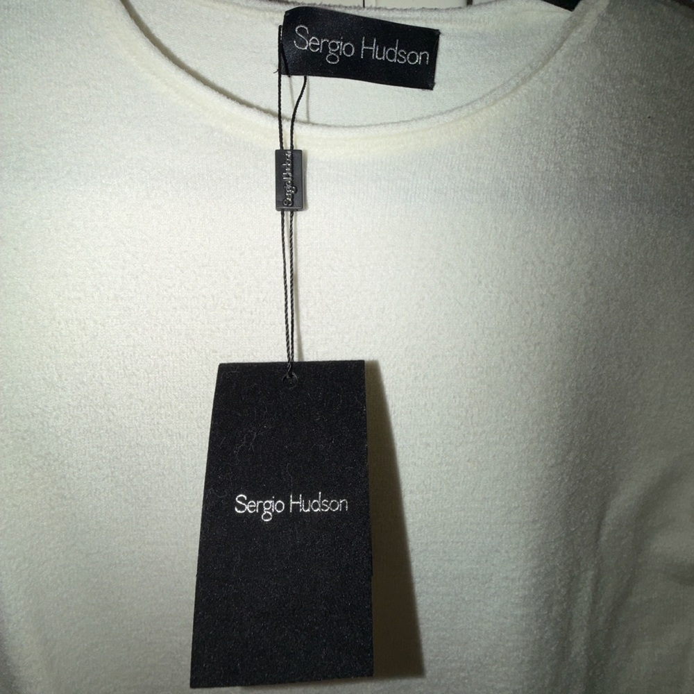 NWT Sergio Hudson Metallic Midi Bodycon Dress - Picture 4 of 5